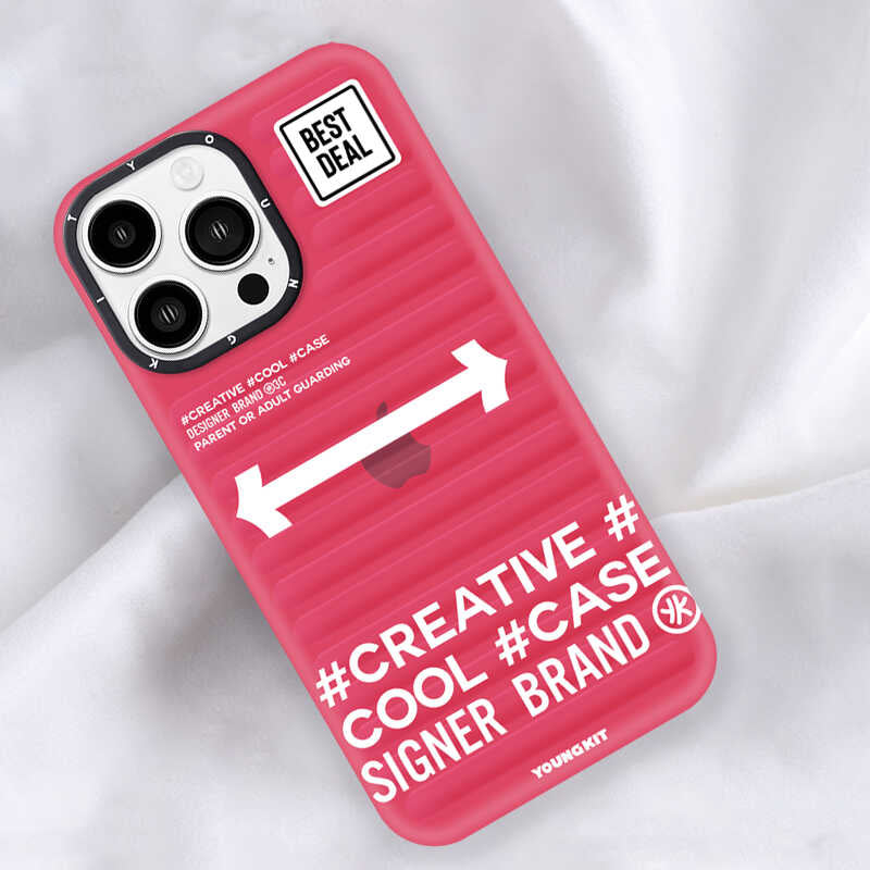 YoungKit Luggage FireFly Serisi iPhone 14 Pro Telefon Kılıfı - 3 YoungKit Luggage FireFly Serisi iPhone 14 Pro Telefon Kılıfı - 3